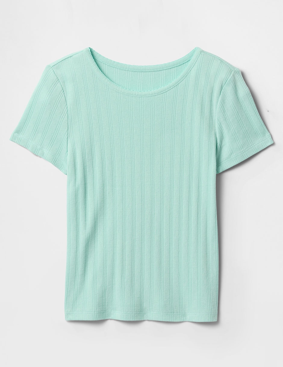 PLAYERA GAP 741418 NIÑ, 8 AÑOS, TURQUESA