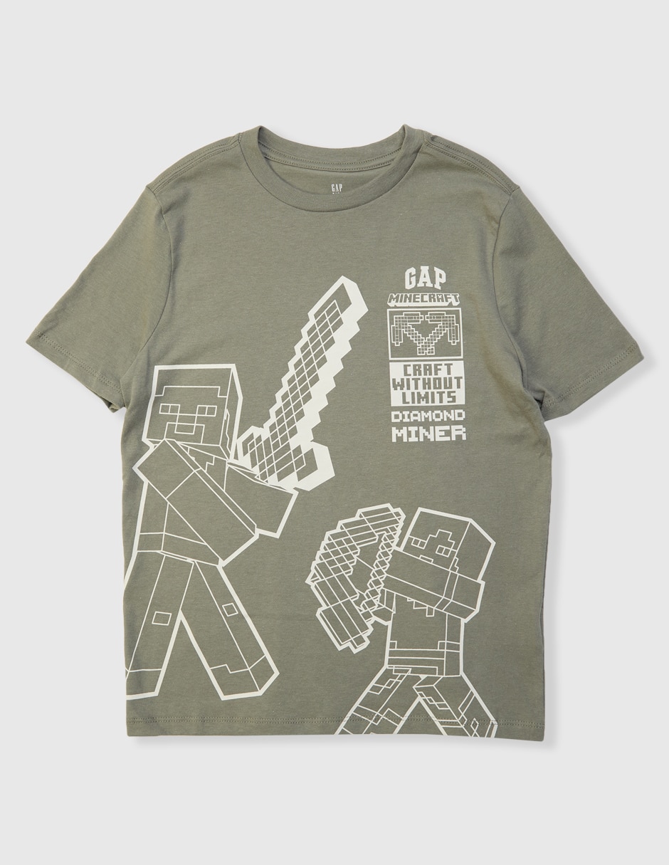 Playera Minecraft manga corta para niño GAP México