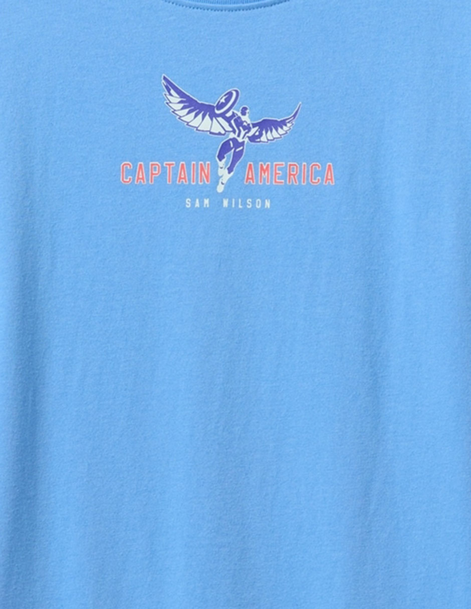 Playera Captain America manga corta para niño 2
