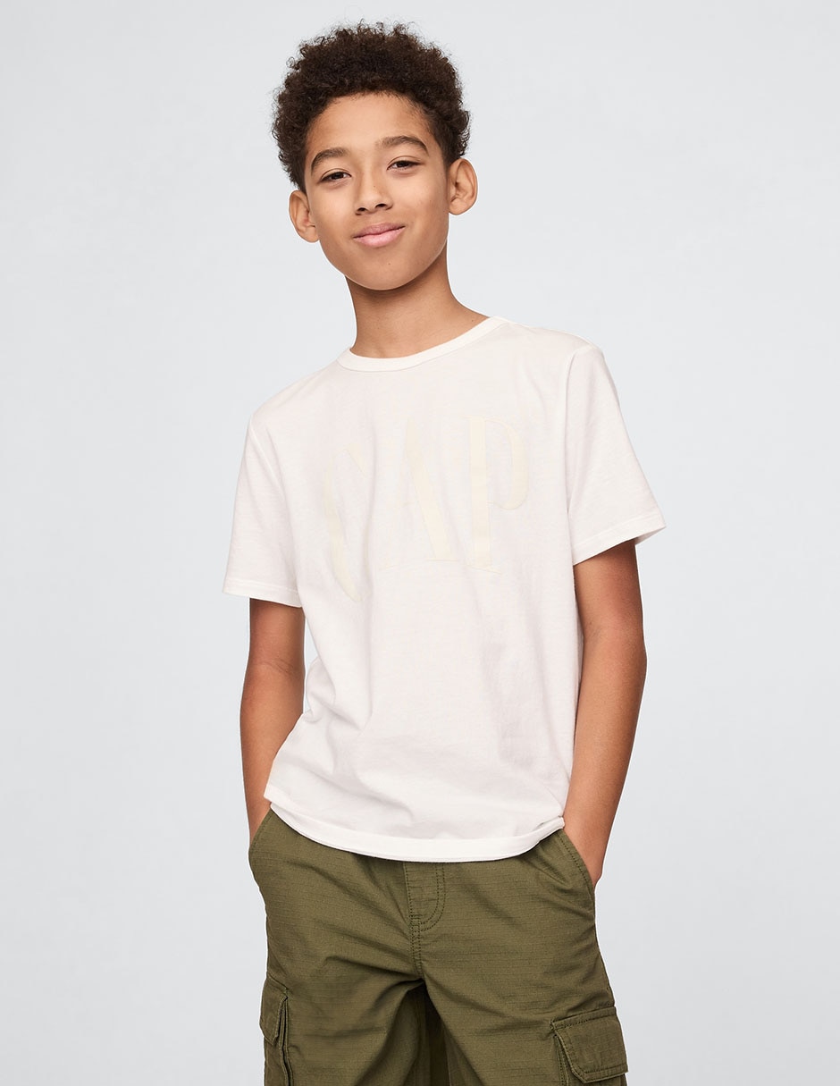 Playera manga corta para niño