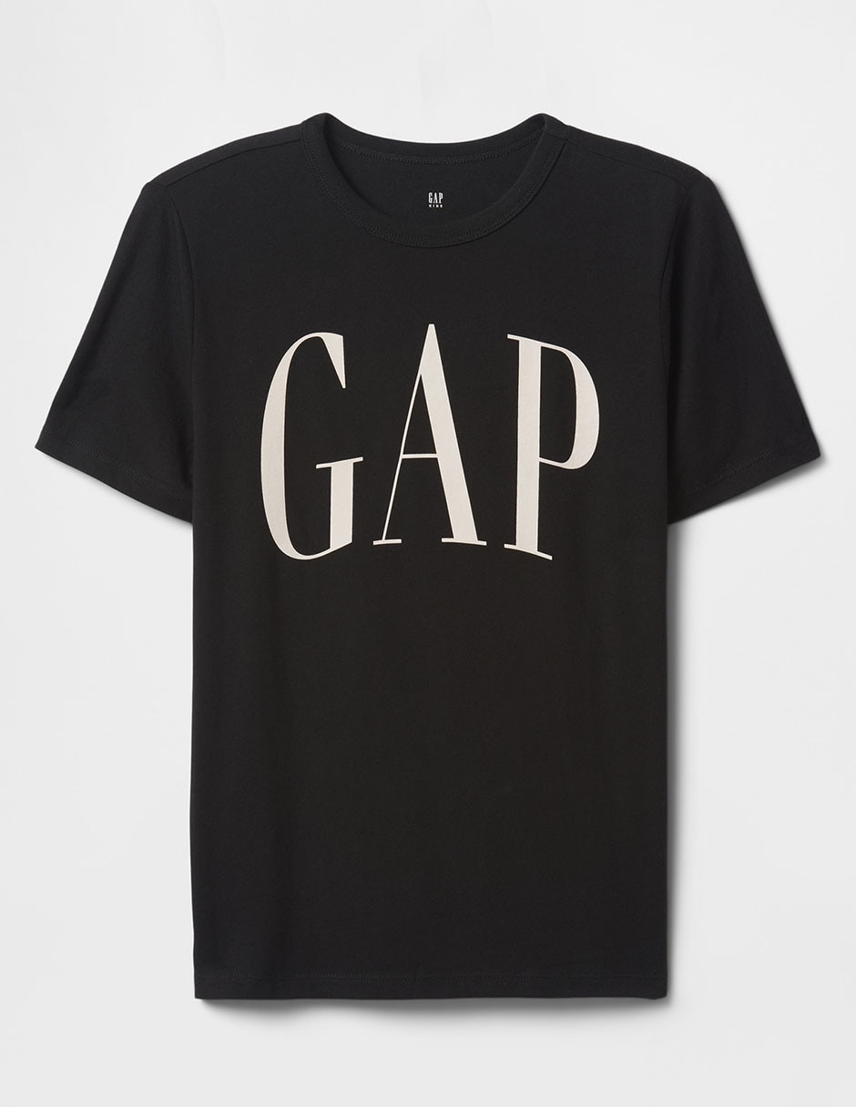PLAYERA GAP 708411 NIÑO REG, XG, NEGRO
