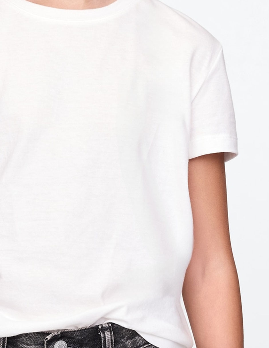 PLAYERA GAP 716729 NIÑA, 8 AÑOS, BLANCO