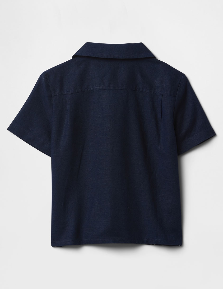 Camisa casual de algodón manga corta para niño 2