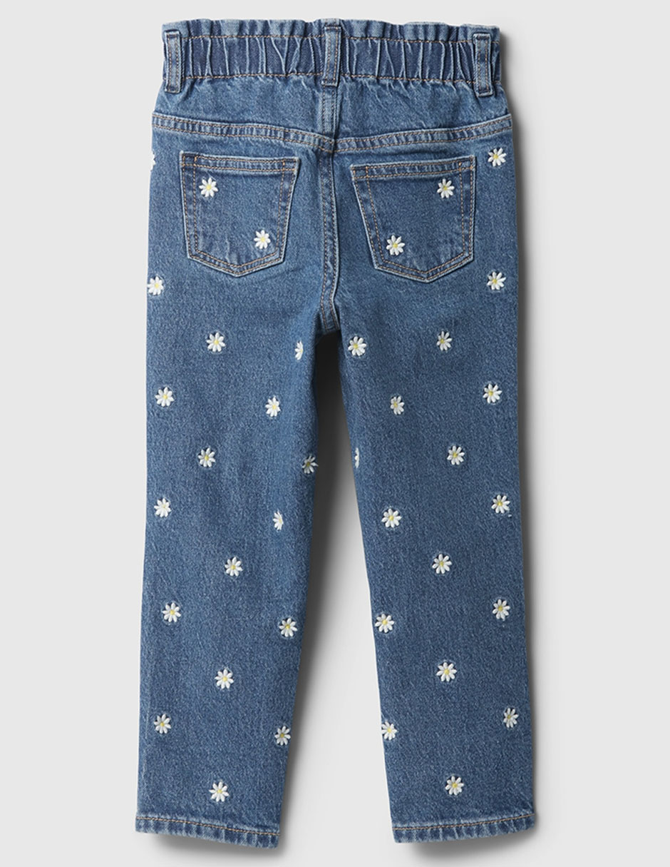 Jeans slim lavado medio para niña 2
