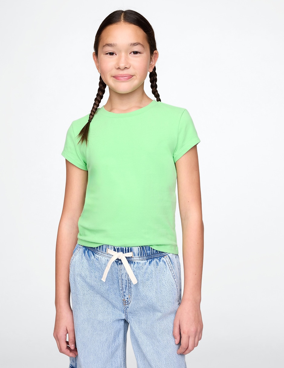 Playera manga corta para niña Playera manga corta para niña