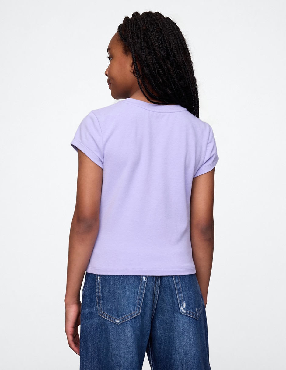 PLAYERA GAP 734146 NIÑ, 4-5 AÑOS, MORADO