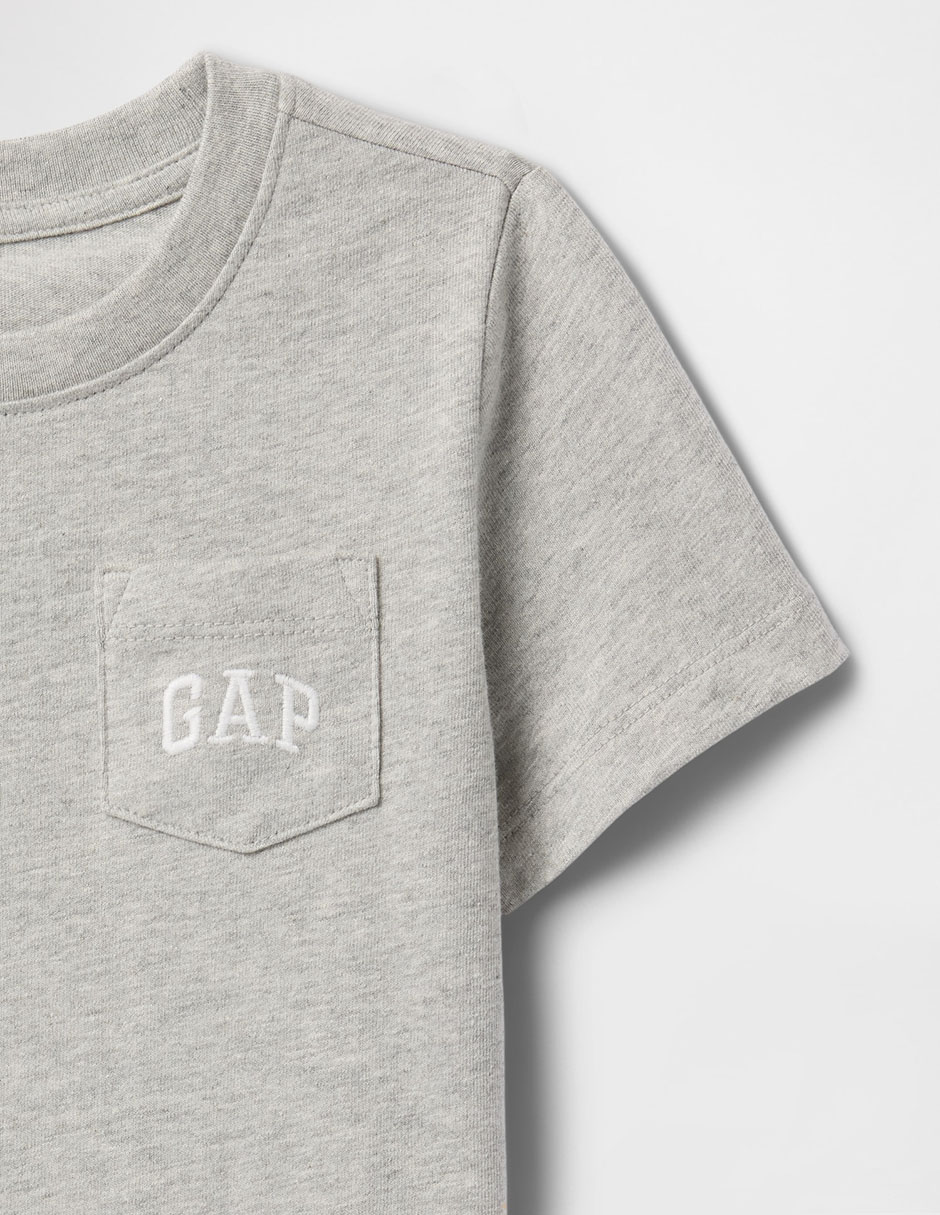 PLAYERA GAP 737870 NIÑO, 2 AÑOS, GRIS