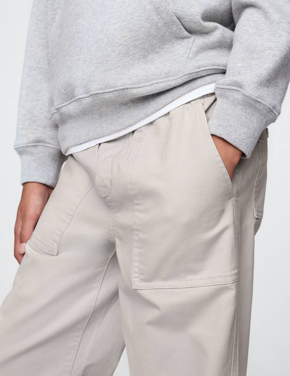 PANTALÓN GAP 724580 NIÑO REGUL, XG, GRIS