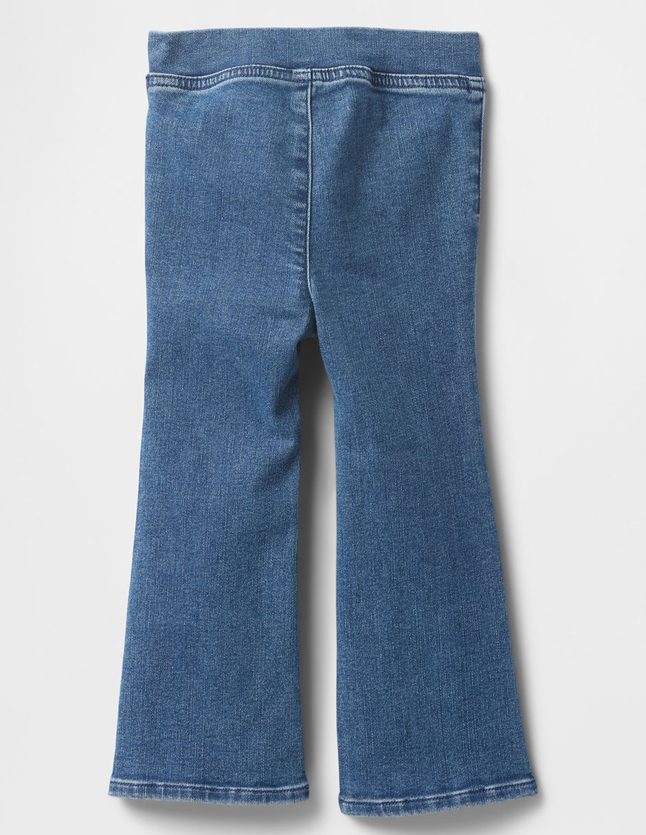 Jeans flare lavado medio para niña 2
