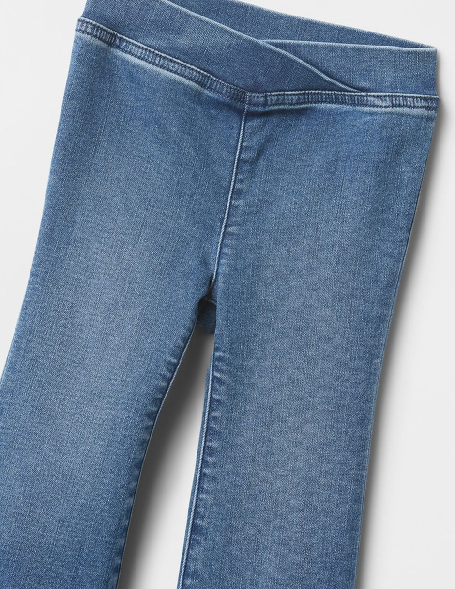 Jeans flare lavado medio para niña 3