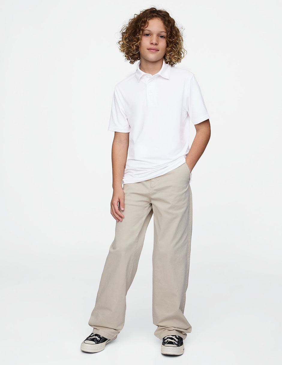 Playera tipo polo para niño 3