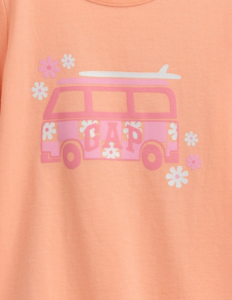 Playera manga corta para bebé niña 3