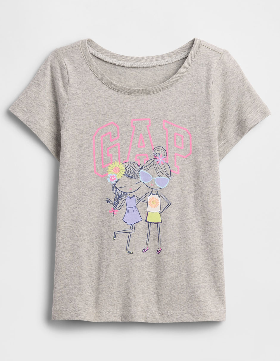 Playera manga corta para niña Playera manga corta para niña