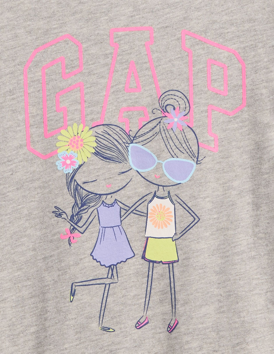 Playera manga corta para niña 3