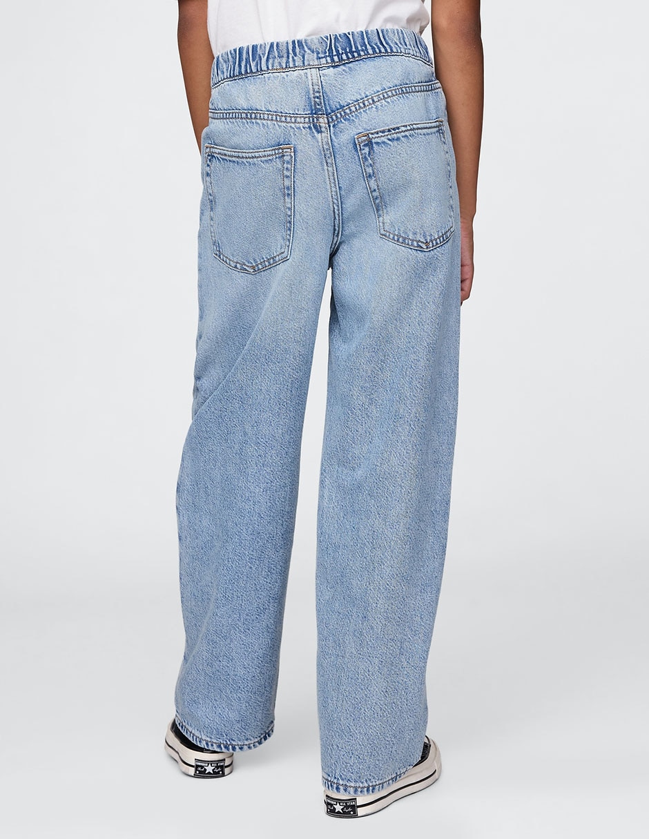 Jeans baggy lavado claro para niño 2