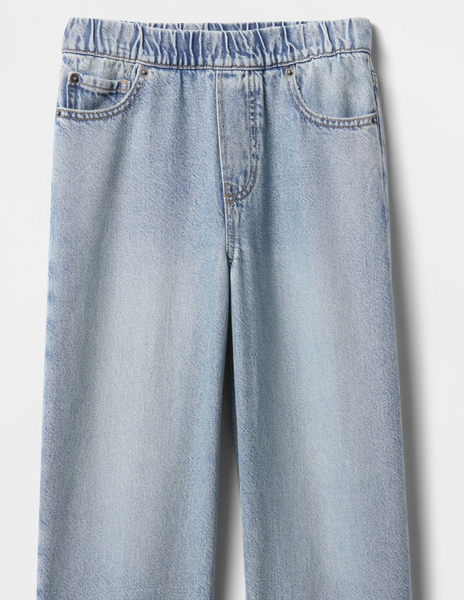Jeans baggy lavado claro para niño 3
