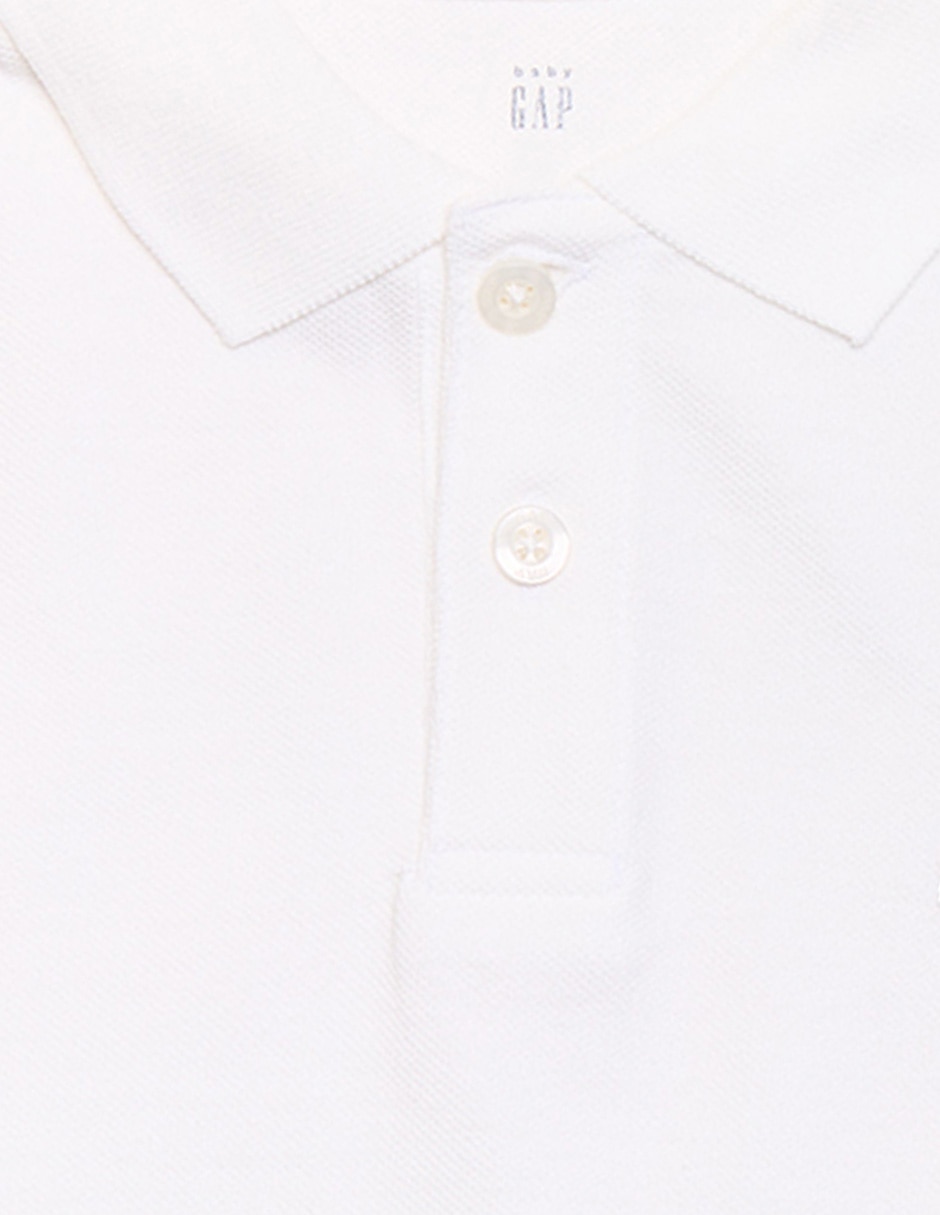 Playera tipo polo de algodón para niño 4