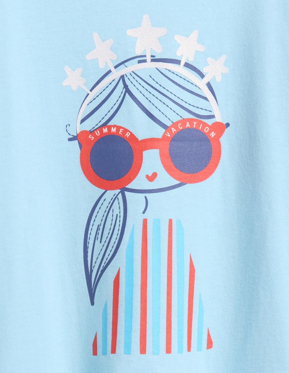 Playera manga corta para bebé niña 3