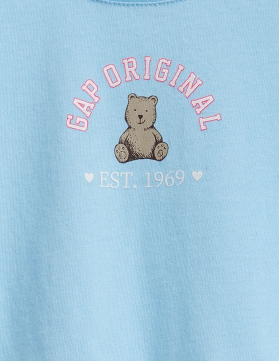 PLAYERA GAP 778402, 2 AÑOS, AZUL CLARO