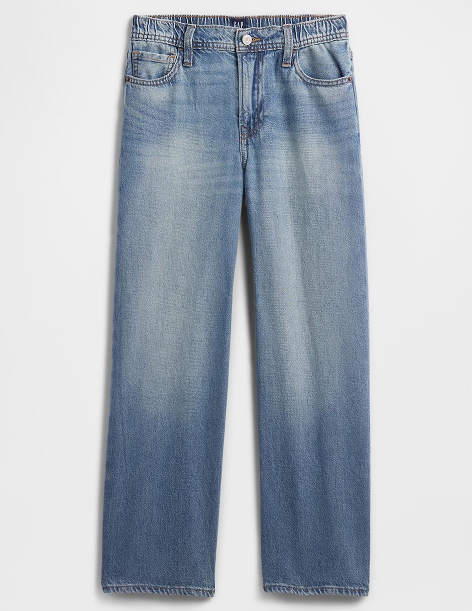 Jeans baggy deslavado para niño