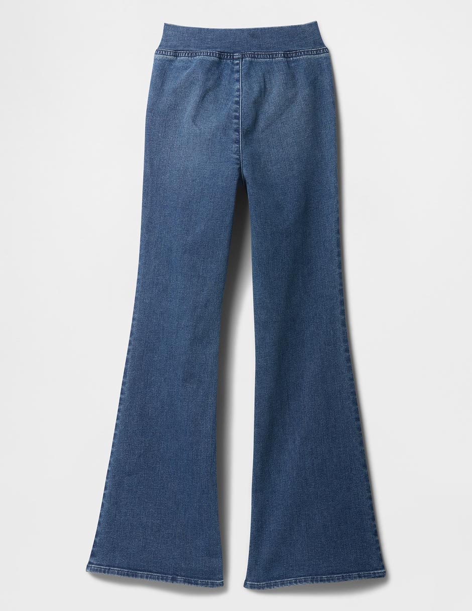 Jeans flare deslavado para niña 2