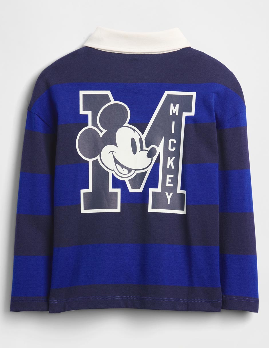 Playera tipo polo Mickey Mouse de algodón para bebé niño 2
