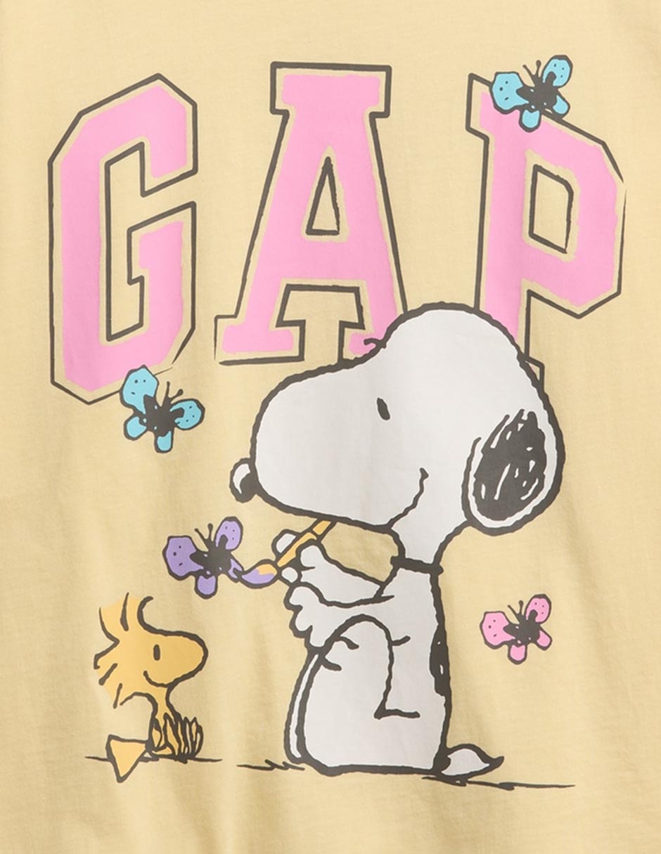 Playera Snoopy manga larga para niña 3