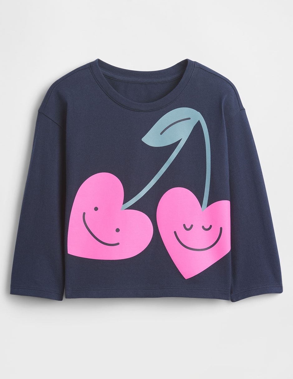 PLAYERA GAP 8159, 3T AÑOS, AZUL MARINO