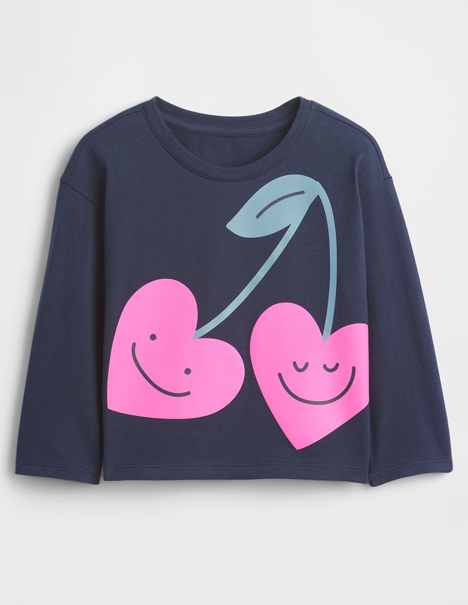 PLAYERA GAP 8159, 3T AÑOS, AZUL MARINO