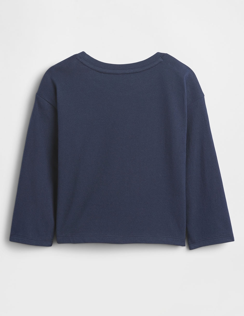 PLAYERA GAP 8159, 3T AÑOS, AZUL MARINO