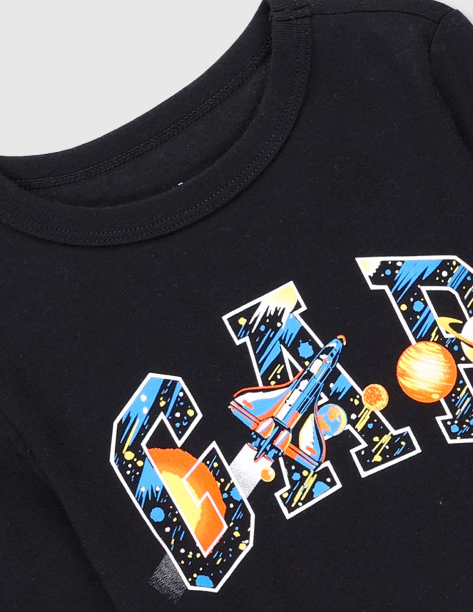 Playera manga larga para niño