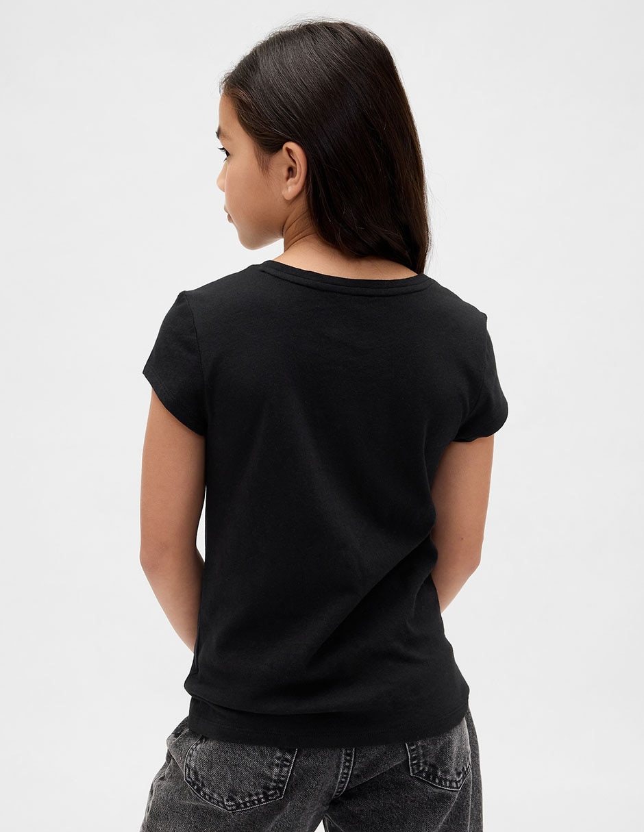 Playera manga corta para niña 3