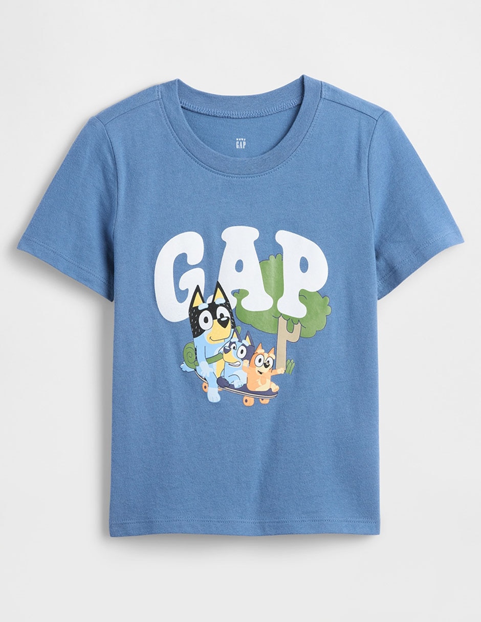 Playera Bluey manga corta para bebé niño