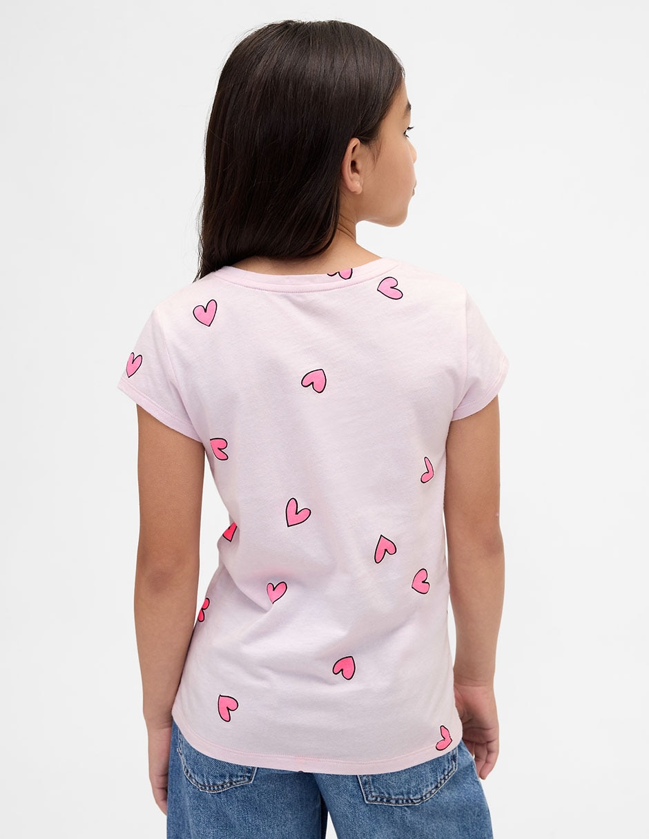 Playera manga corta para niña 3