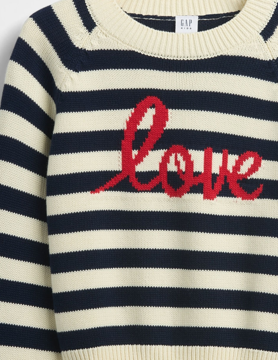 Suéter Love para niña 2