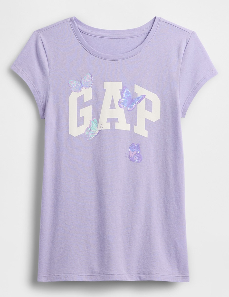 Playera manga corta para niña