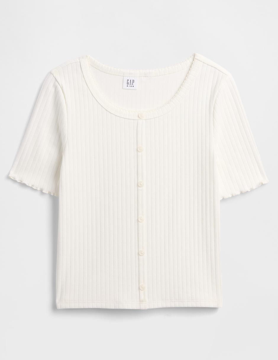 Playera manga corta para niña