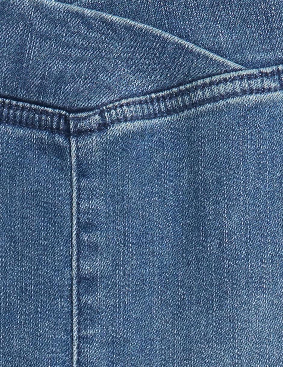 Jeans flare deslavado para niña 4