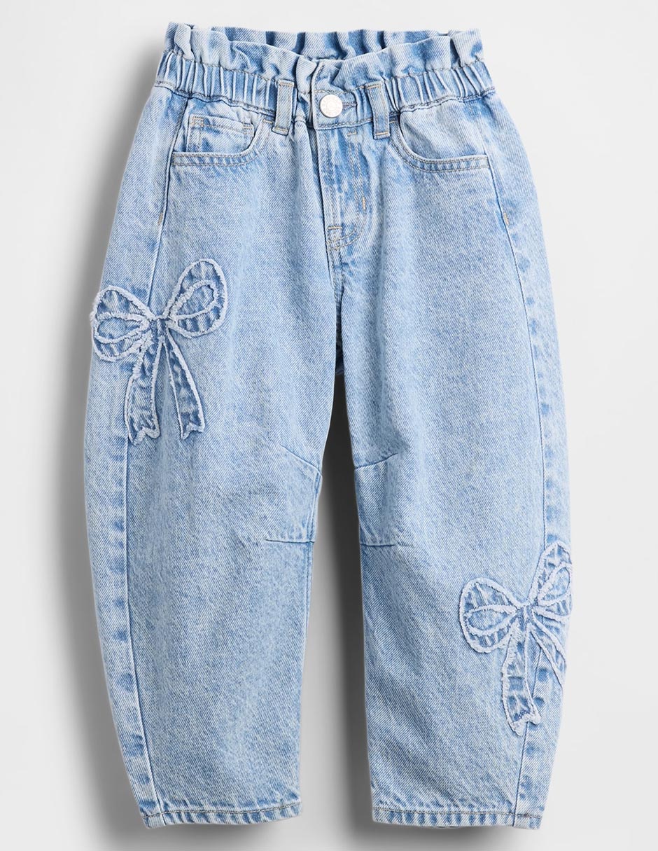 Jeans baggy lavado claro para niña Jeans baggy lavado claro para niña