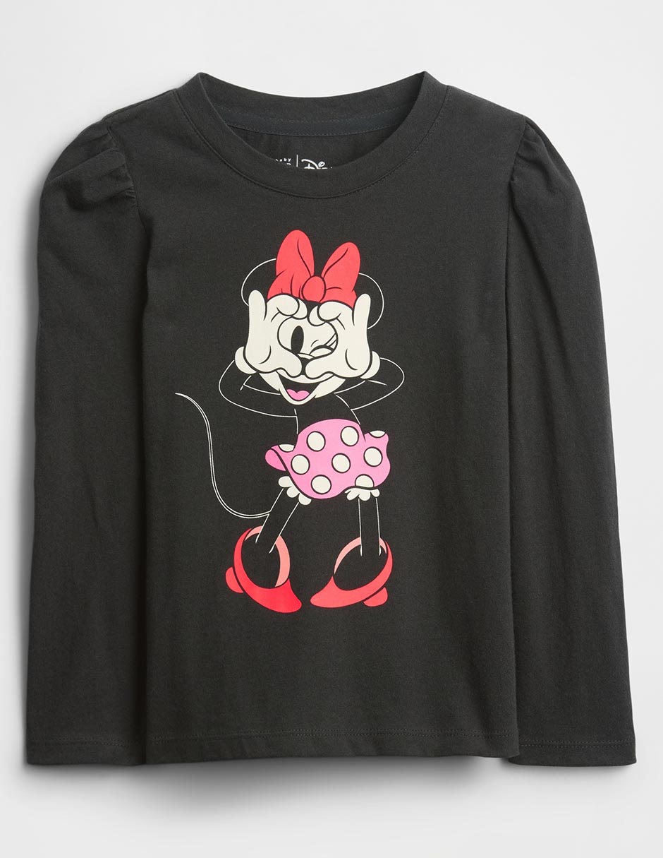 Playera Minnie Mouse manga larga para preescolar niña Playera Minnie Mouse manga larga para preescolar niña
