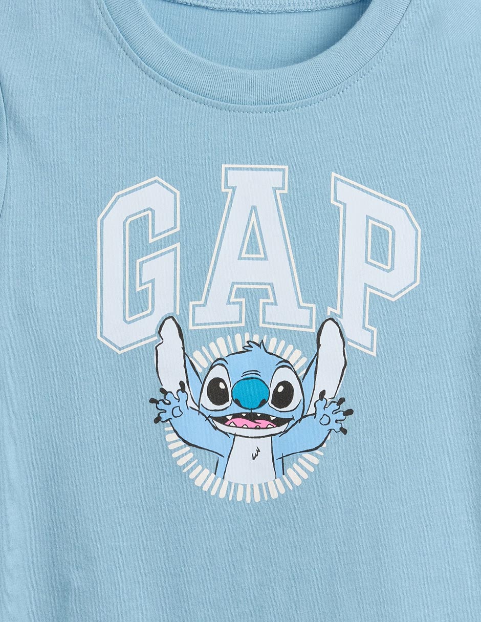 Playera Stitch manga corta para bebé niño 3