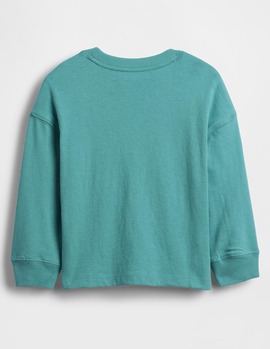 Playera Bluey manga larga para niño 2