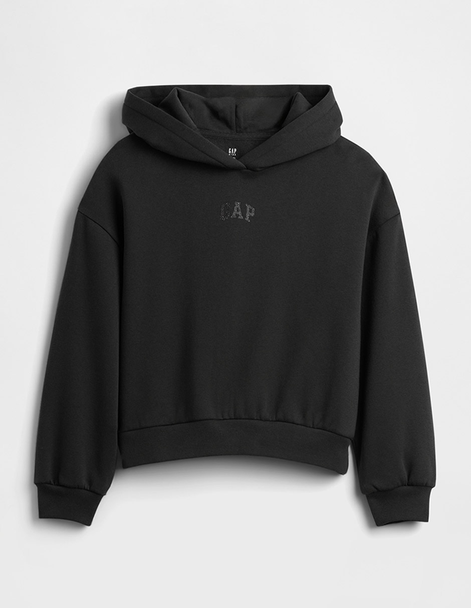 SUDADERA GAP 824080 N, 2-5 AÑOS, NEGRO