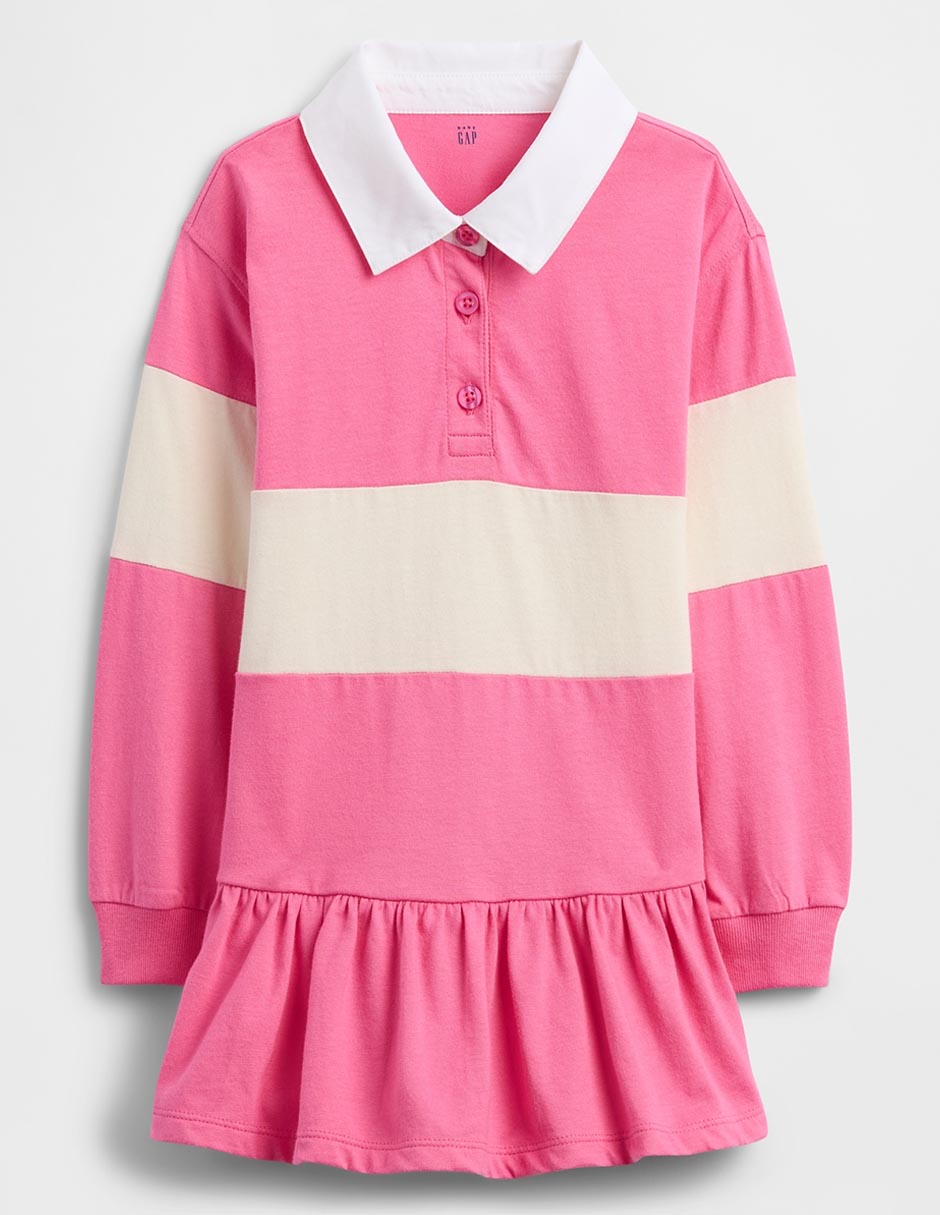 Vestido manga regular para niña 1