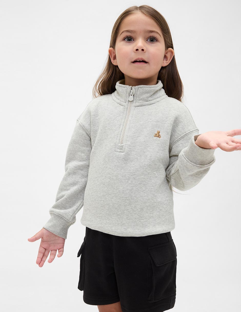 SUDADERA GAP 814448 BEB, 4T AÑOS, GRIS