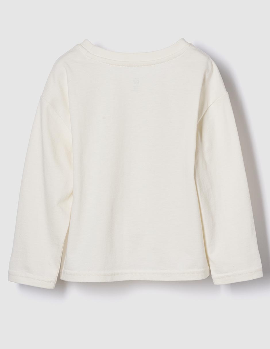 Playera manga larga para niña 2
