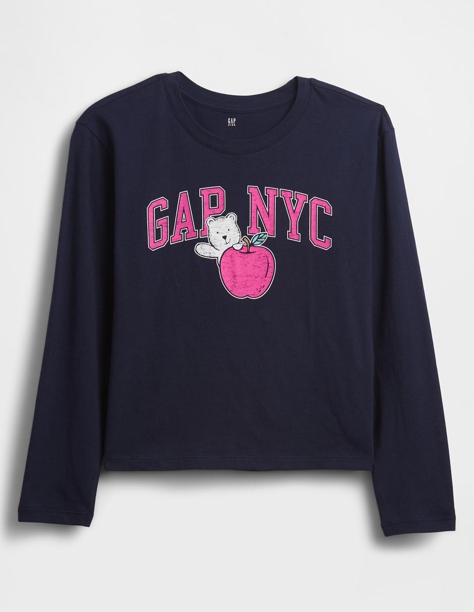 Playera manga larga para niña 2