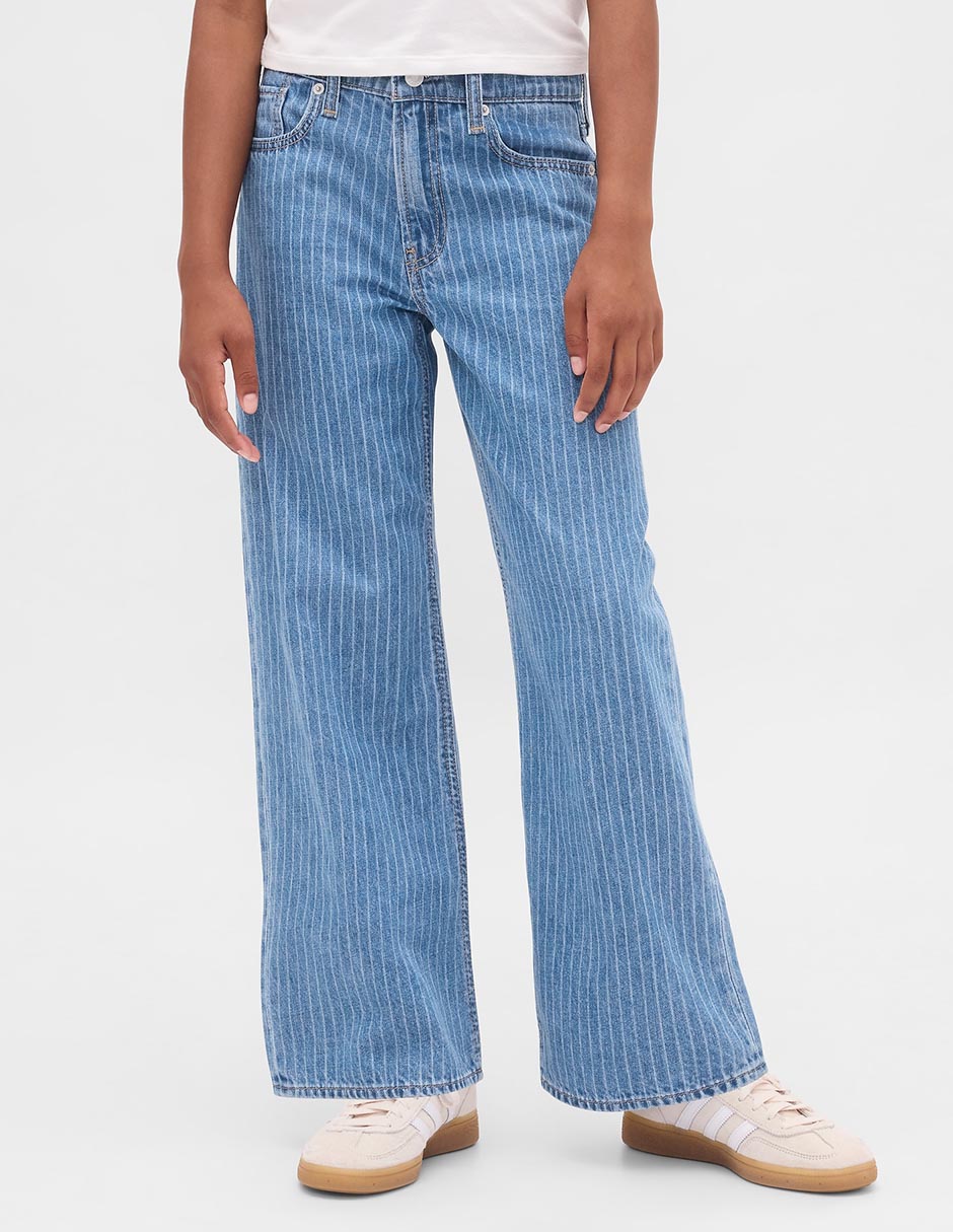 Jeans straight lavado claro para niña Jeans straight lavado claro para niña