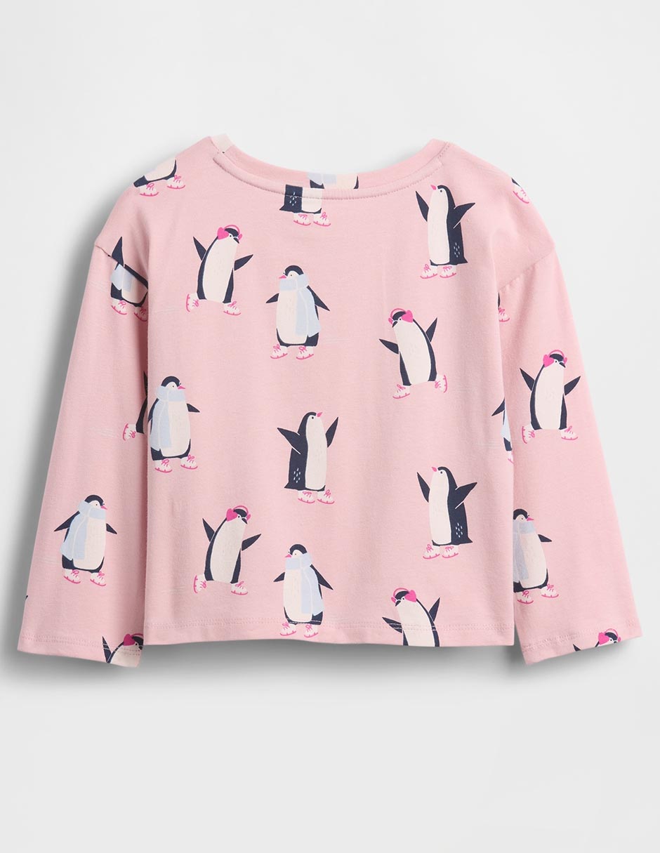 Playera manga larga para bebé / infantil niña 2