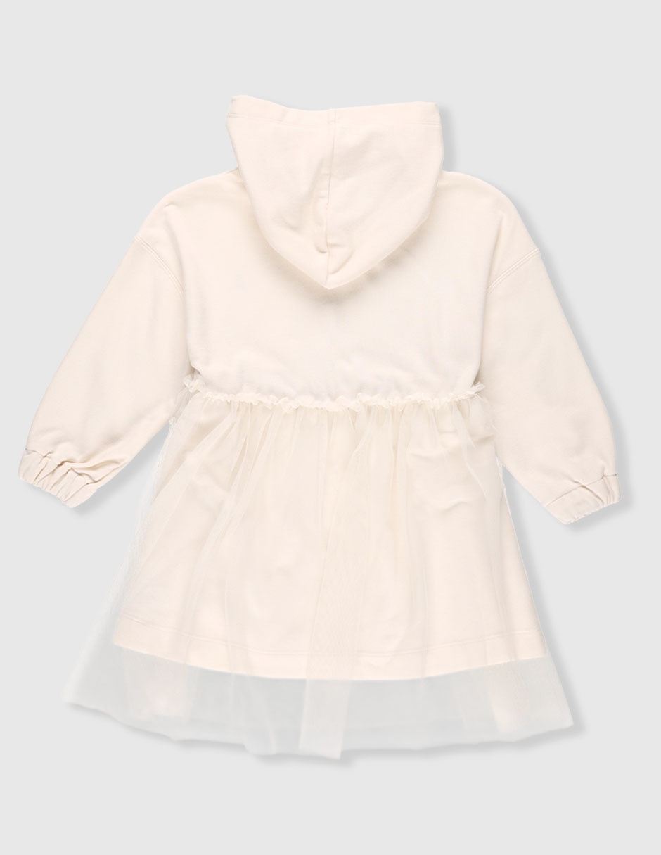 Vestido manga regular para niña 4